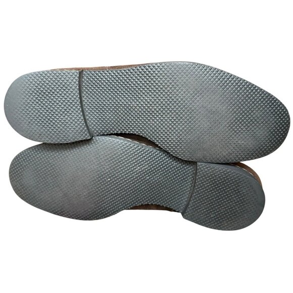 Vintage K Shoes Made in England Suede Dark Brown Leather Casual Derby Mens US 8 - Picture 11 of 15